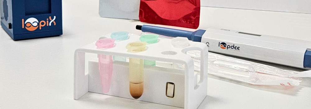 Produits Loop Dee Science pour une analyse complète. LoopiX, kit de purification manuelle, kits de réaction.